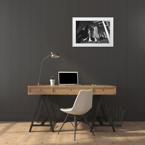 Length too long White Modern Wood Framed Art Print by Matthes, Dieter