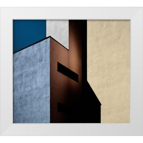 Cool-Warm mix. White Modern Wood Framed Art Print by Verschelden, Harry