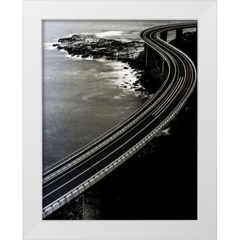 Red one goes faster. White Modern Wood Framed Art Print by Krawczyk Photography, Andrzej