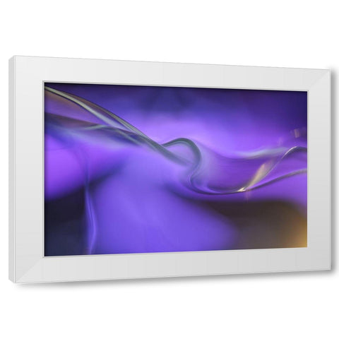 Shapes of purple White Modern Wood Framed Art Print by Westum, Heidi