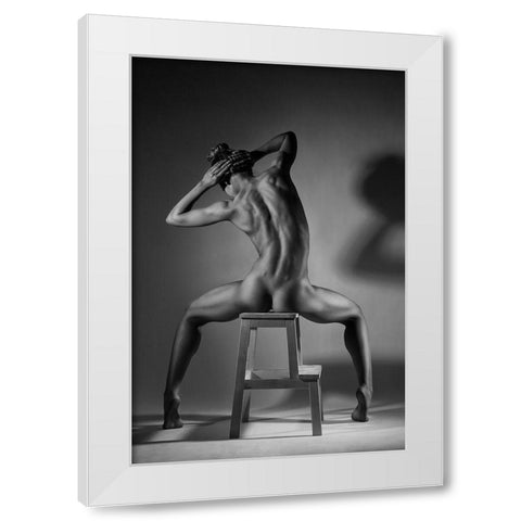 bodyscape White Modern Wood Framed Art Print by Belovodchenko, Anton
