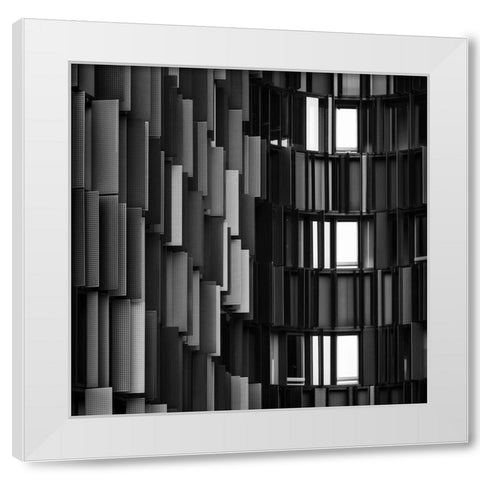 Grays break up White Modern Wood Framed Art Print by Cavazzini, Gabriele