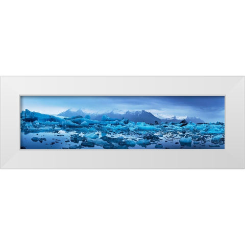 Untitled White Modern Wood Framed Art Print by Martin Castan, David