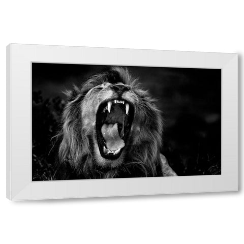 Untitled White Modern Wood Framed Art Print by Damico, Giuseppe