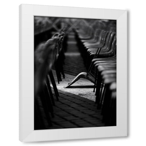 to be different White Modern Wood Framed Art Print by Pellegrini, Fulvio