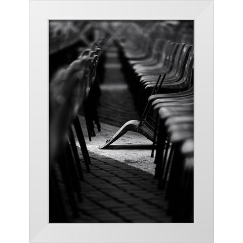 to be different White Modern Wood Framed Art Print by Pellegrini, Fulvio