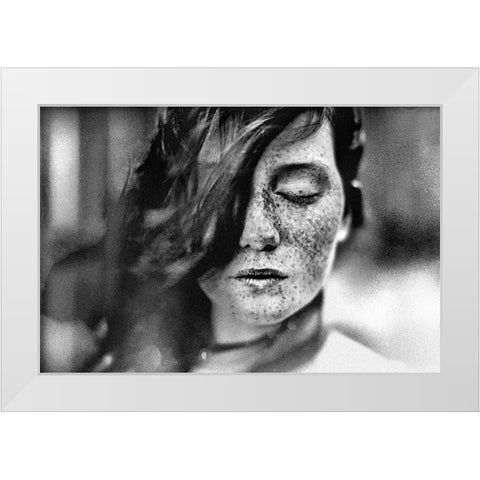 hopes unseen White Modern Wood Framed Art Print by Hur, Lars