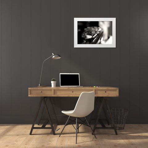 Player White Modern Wood Framed Art Print by Kling, Mark