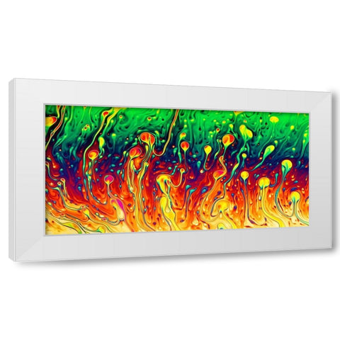 Soap Opera White Modern Wood Framed Art Print by Kiciak, Christophe