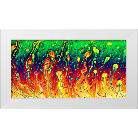 Soap Opera White Modern Wood Framed Art Print by Kiciak, Christophe