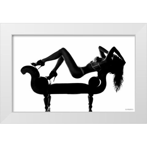 Kinky Boots White Modern Wood Framed Art Print by Scharrenbroich, Marcus