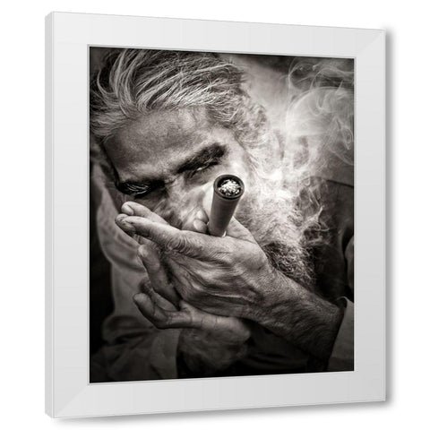 Go to Nirvana White Modern Wood Framed Art Print by Argerich, Montse