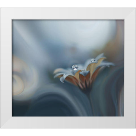 Infinite longing White Modern Wood Framed Art Print by Nan, Juliana