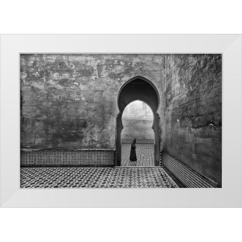 Old World White Modern Wood Framed Art Print by Khataw, Ali