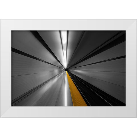 The Power of Speed White Modern Wood Framed Art Print by Roland Shainidze, Dr.