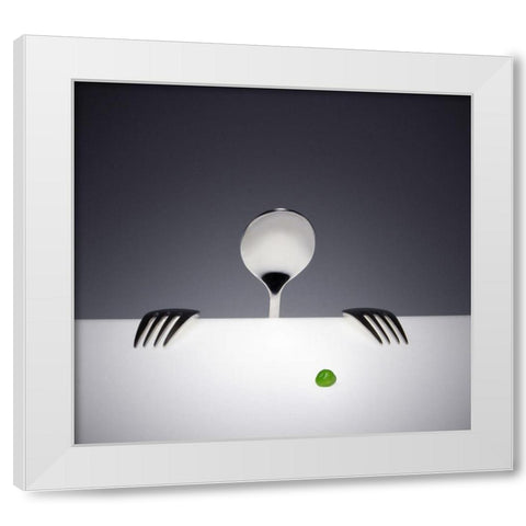 Want you White Modern Wood Framed Art Print by De Kogel, Wieteke