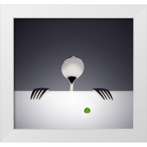 Want you White Modern Wood Framed Art Print by De Kogel, Wieteke