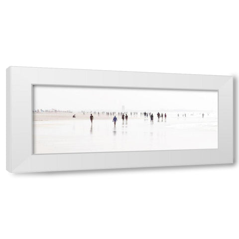 Costa de La Luz IV White Modern Wood Framed Art Print by Hennig, Anatol