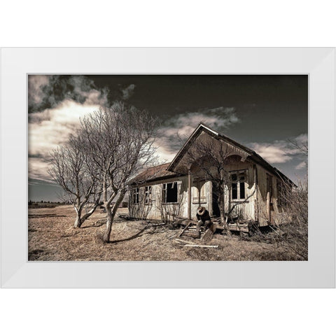 Tumbledown White Modern Wood Framed Art Print by Ingibergsson, Torsteinn H