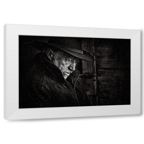 The Unforgiven White Modern Wood Framed Art Print by Brazeau, Claude