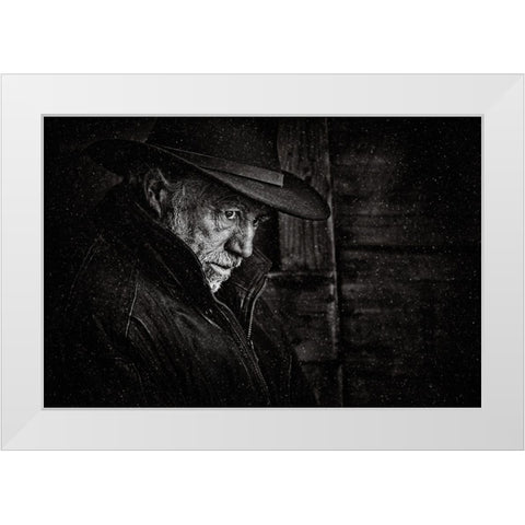 The Unforgiven White Modern Wood Framed Art Print by Brazeau, Claude