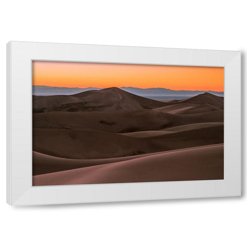 Great Shades White Modern Wood Framed Art Print by Agazzi, Andreas