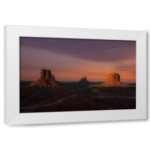Marlboro country White Modern Wood Framed Art Print by Markovic, Branko