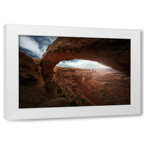 Mesa Arch White Modern Wood Framed Art Print by Pablo, Juan de