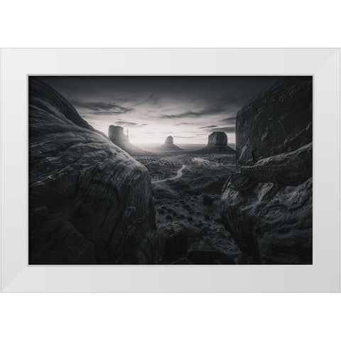 MVBW White Modern Wood Framed Art Print by Pablo, Juan de