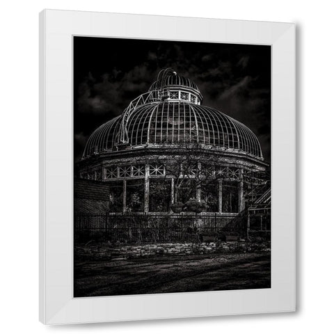 Allan Gardens Conservatory Toronto Black and White White Modern Wood Framed Art Print by Carson, Brian