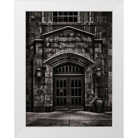 McLaughlin Motor Car Showroom Toronto White Modern Wood Framed Art Print by Carson, Brian