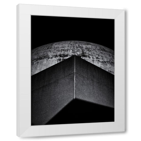 McLaughlin Planetarium No 1 White Modern Wood Framed Art Print by Carson, Brian