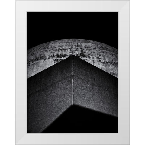 McLaughlin Planetarium No 1 White Modern Wood Framed Art Print by Carson, Brian