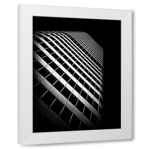 Dundas Street Toronto No 1 White Modern Wood Framed Art Print by Carson, Brian