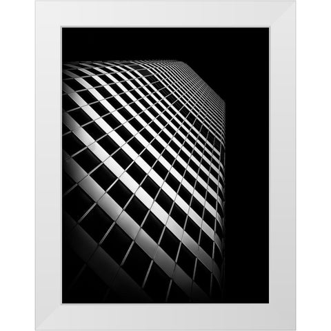 Dundas Street Toronto No 1 White Modern Wood Framed Art Print by Carson, Brian