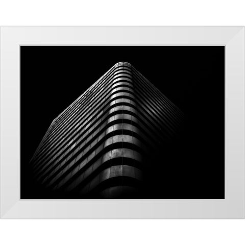 Dundas Street Toronto No 3 White Modern Wood Framed Art Print by Carson, Brian