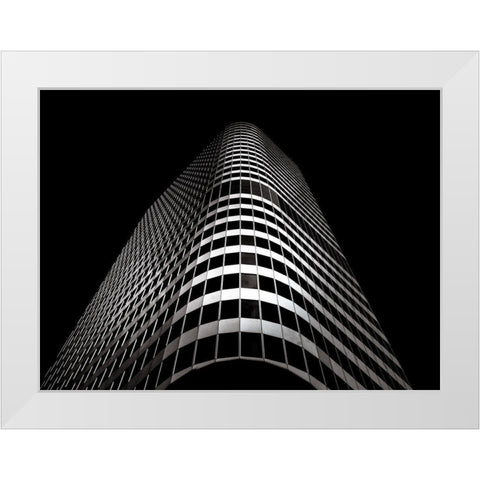 Dundas Street Toronto No 4 White Modern Wood Framed Art Print by Carson, Brian