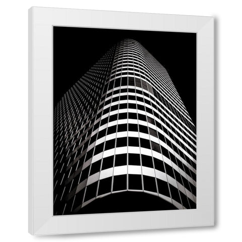 Dundas Street Toronto No 5 White Modern Wood Framed Art Print by Carson, Brian
