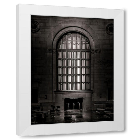 King Street Toronto No 1 White Modern Wood Framed Art Print by Carson, Brian