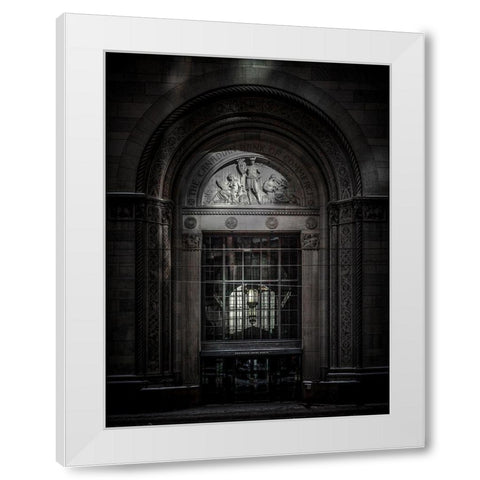 King Street Toronto No 2 Color White Modern Wood Framed Art Print by Carson, Brian