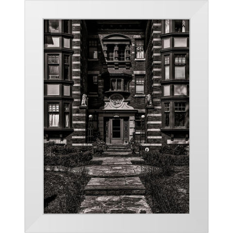 Charles Street Toronto White Modern Wood Framed Art Print by Carson, Brian