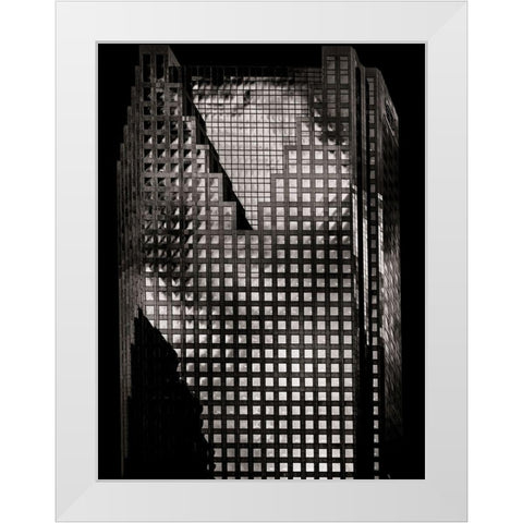 King Street Toronto No 3 White Modern Wood Framed Art Print by Carson, Brian