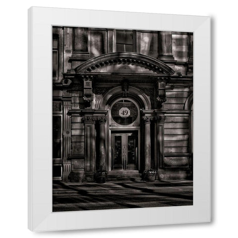 Young Street Toronto No 2 Toned White Modern Wood Framed Art Print by Carson, Brian