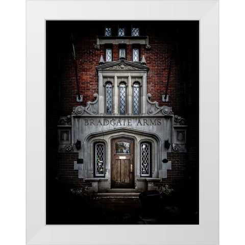 Foxbar Road Toronto Color White Modern Wood Framed Art Print by Carson, Brian