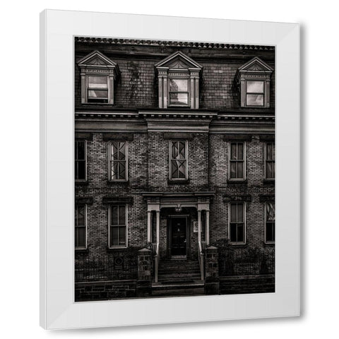 Simcoe Street Toronto White Modern Wood Framed Art Print by Carson, Brian
