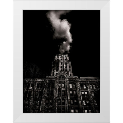 Wellesley Street Toronto No 991 White Modern Wood Framed Art Print by Carson, Brian