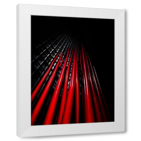 Charles Street Toronto No 2 White Modern Wood Framed Art Print by Carson, Brian