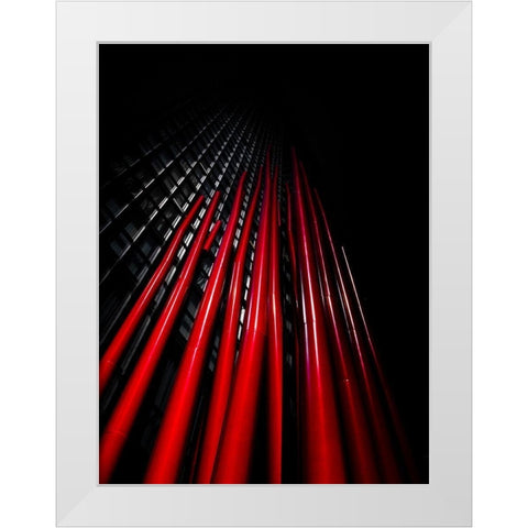 Charles Street Toronto No 2 White Modern Wood Framed Art Print by Carson, Brian