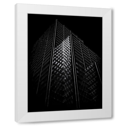 Adelaide Street Toront No 130 White Modern Wood Framed Art Print by Carson, Brian