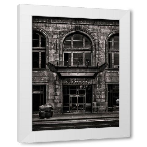 Bloor Street Toronto No 170 White Modern Wood Framed Art Print by Carson, Brian